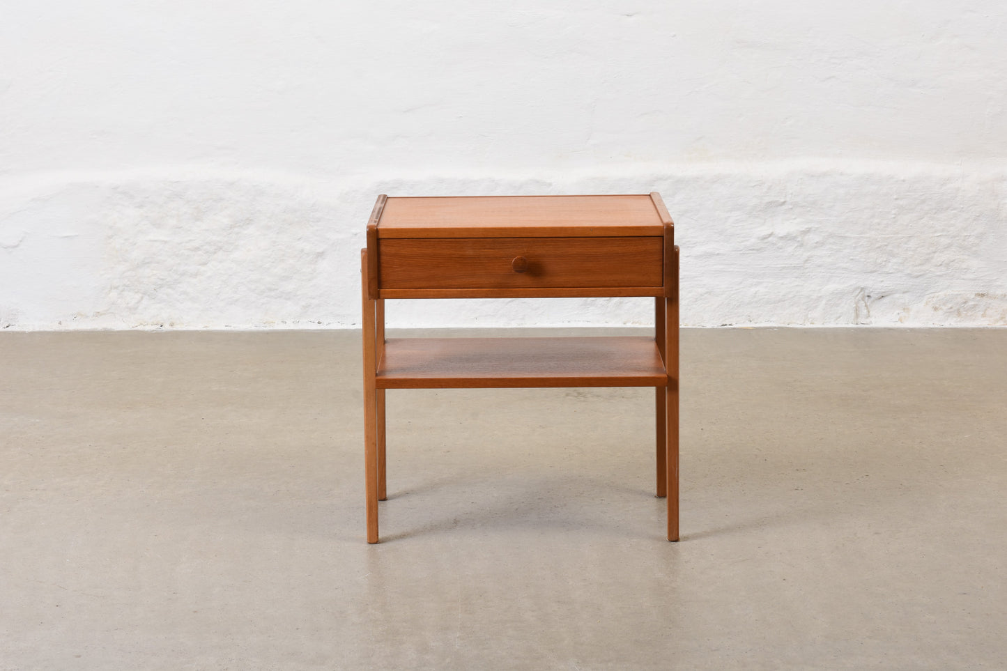 1960s teak bedside table