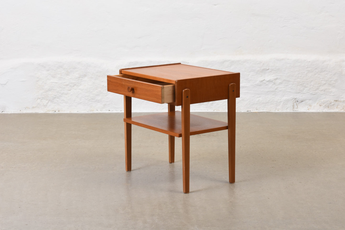1960s teak bedside table
