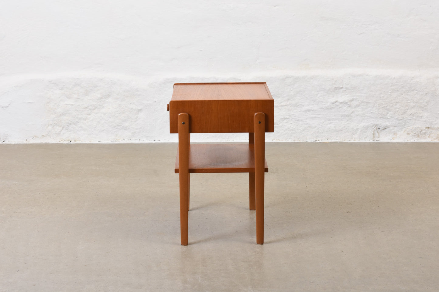 1960s teak bedside table