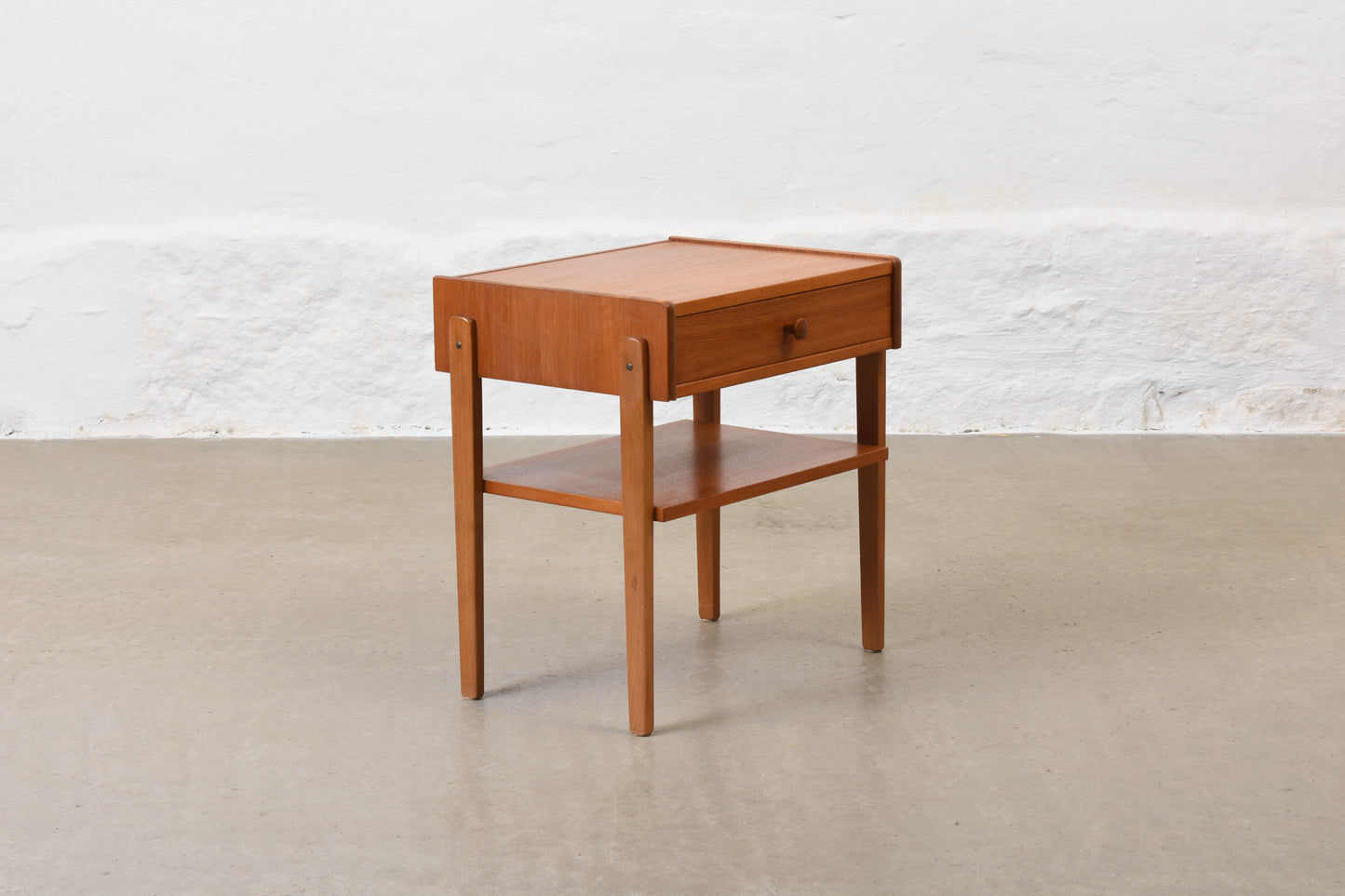 1960s teak bedside table