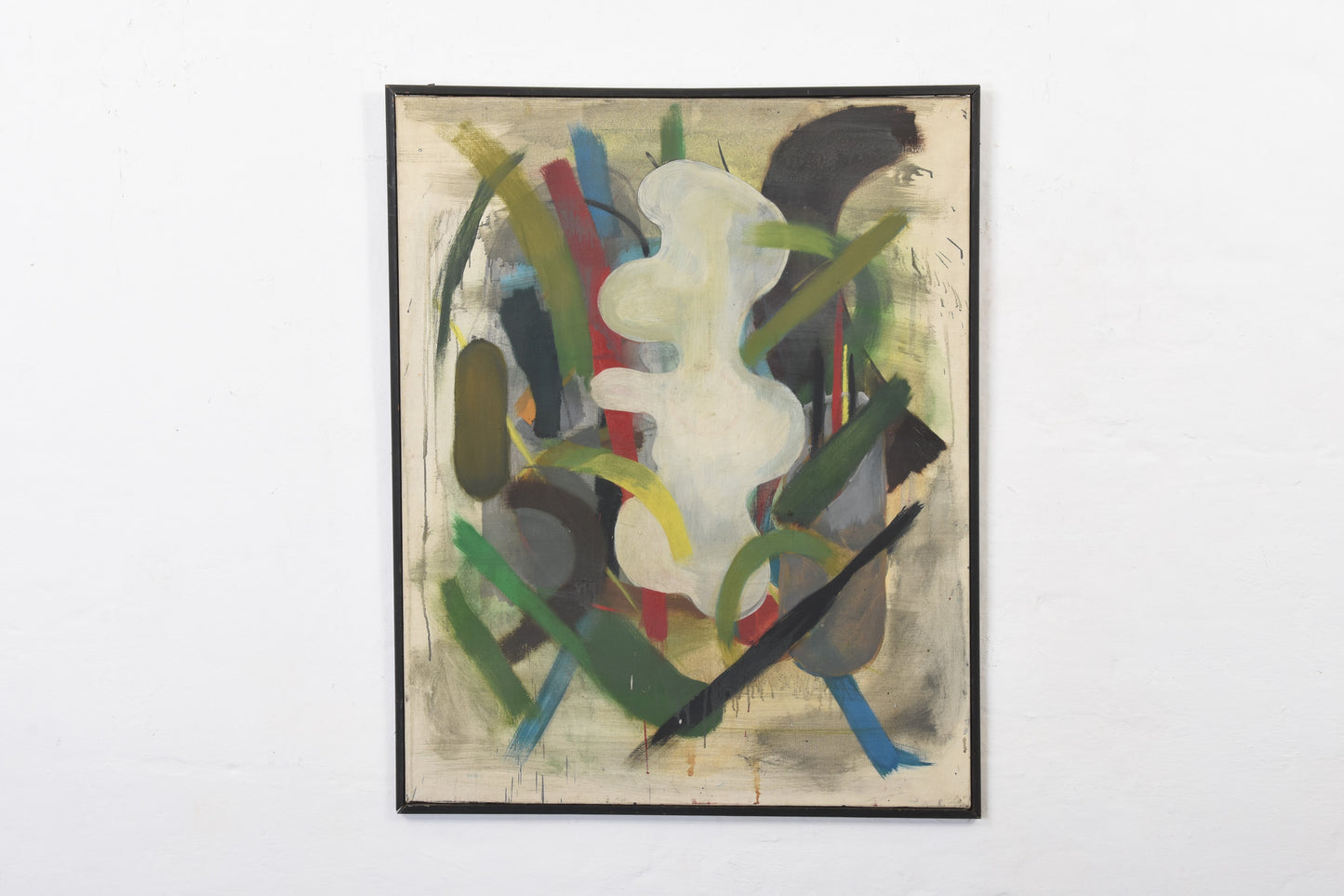 Abstract oil painting by unknown
