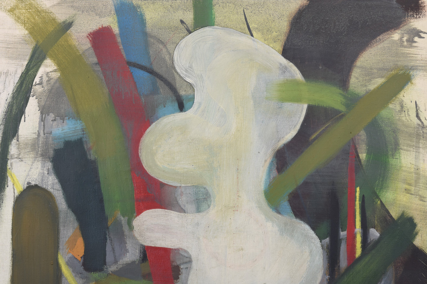 Abstract oil painting by unknown