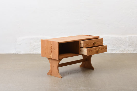 Save £70: 1970s low pine hallway chest