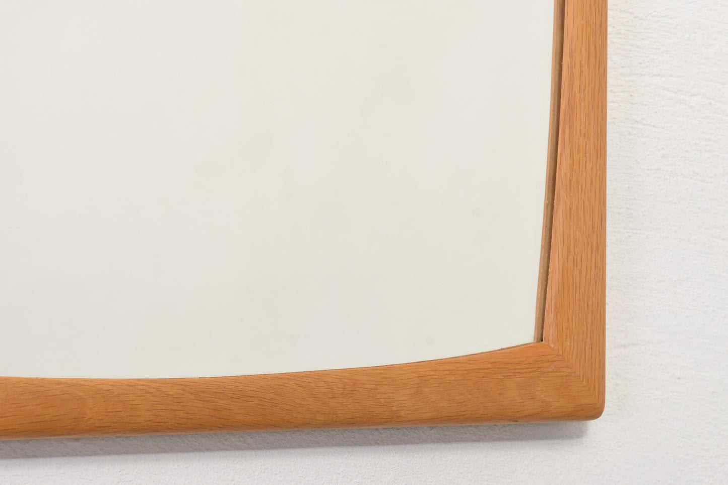 1960s oak mirror by Fröseke - 96H cm