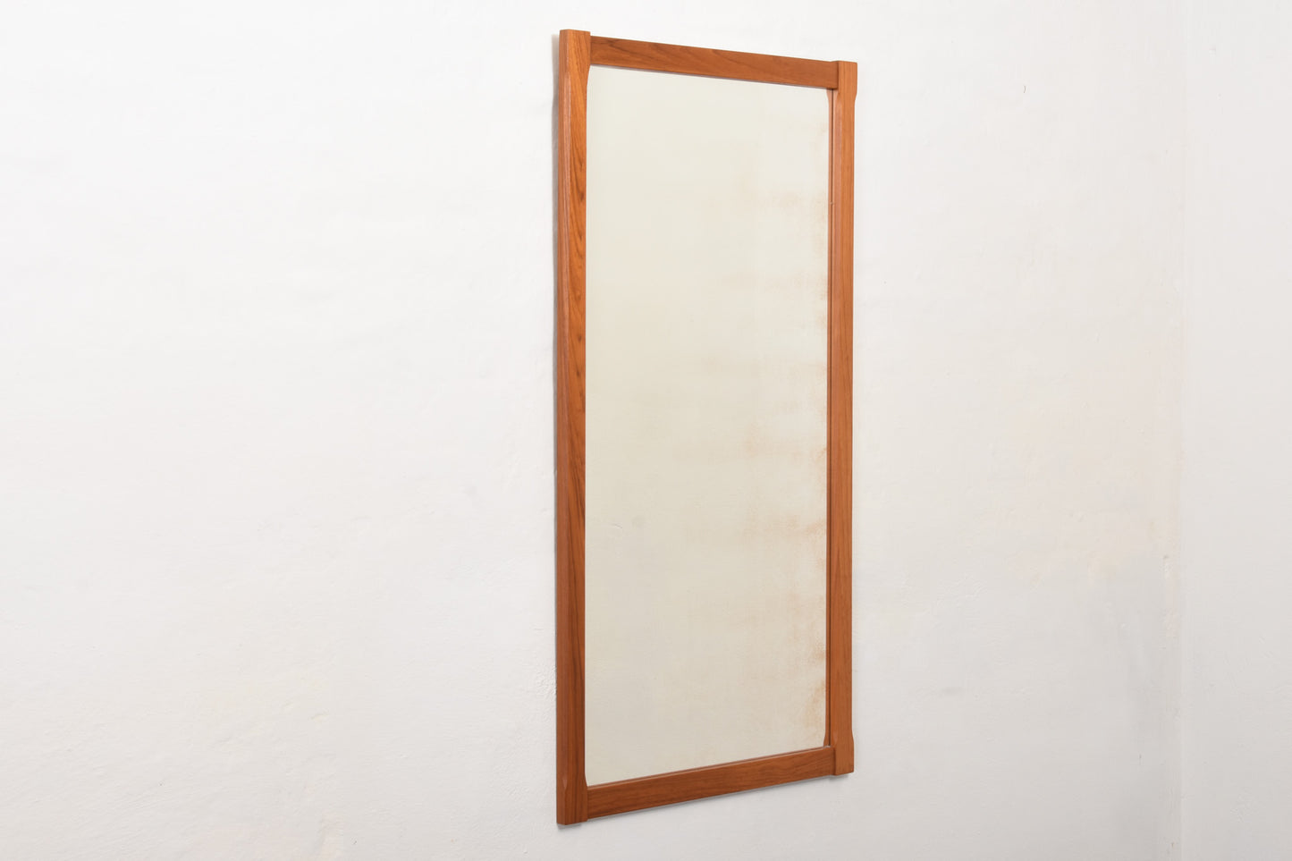1960s full-length mirror in teak