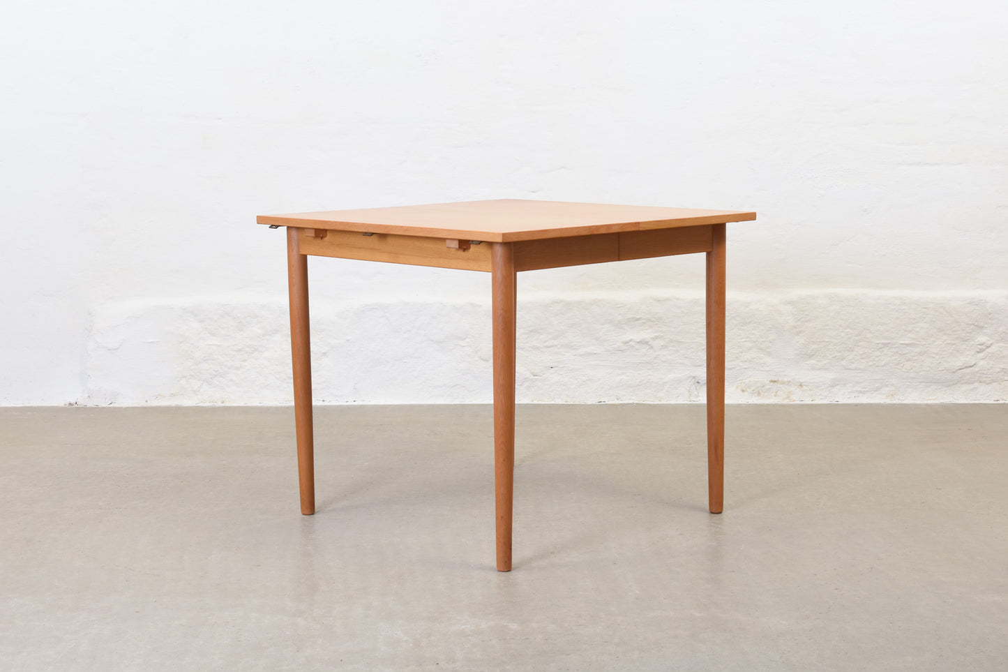 1960s drop leaf dining table in oak