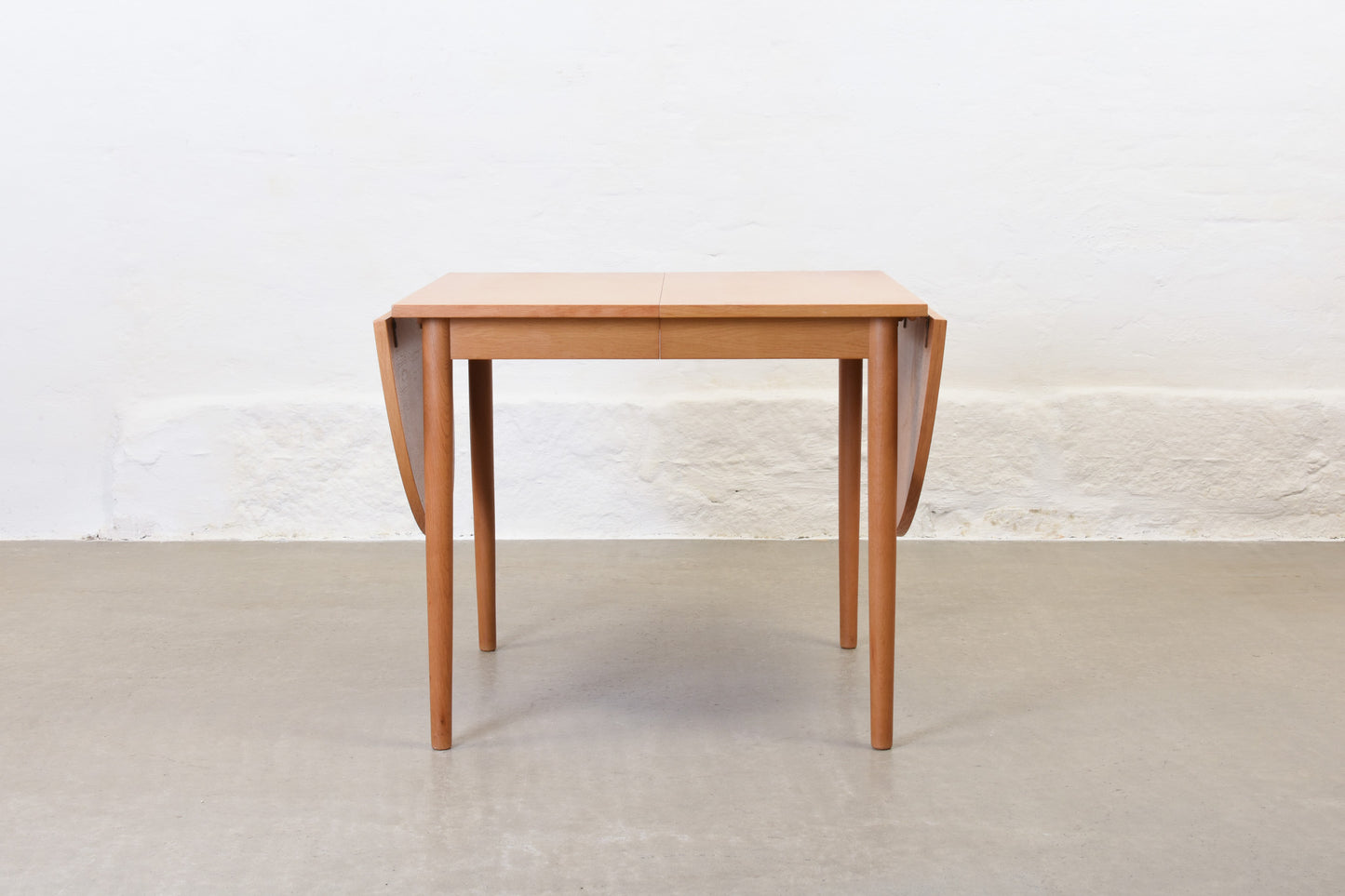 1960s drop leaf dining table in oak