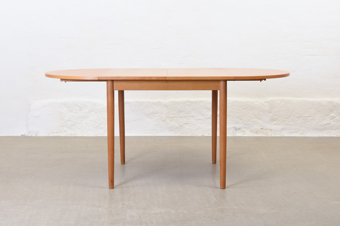 1960s drop leaf dining table in oak