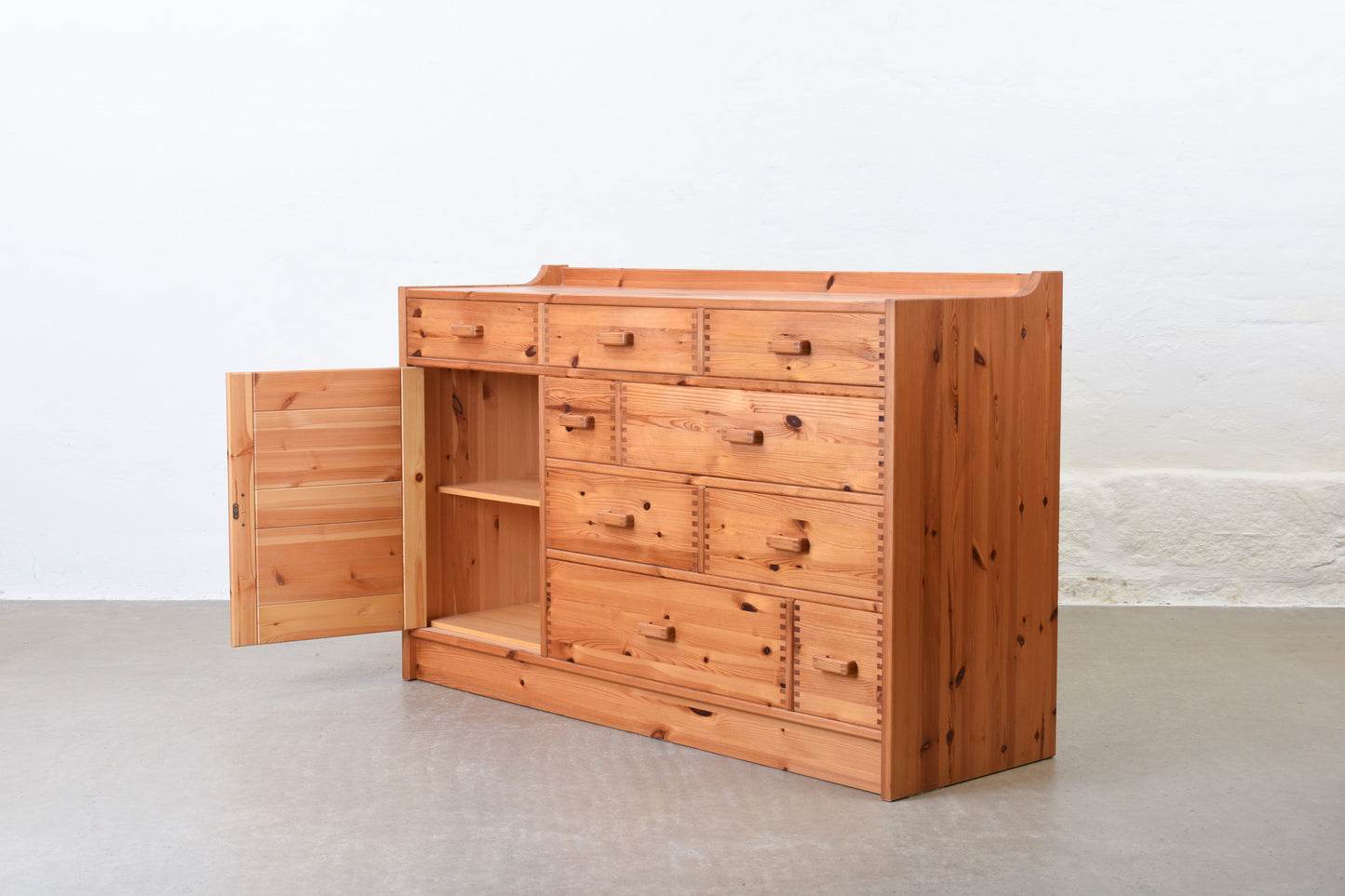 1970s Danish pine sideboard