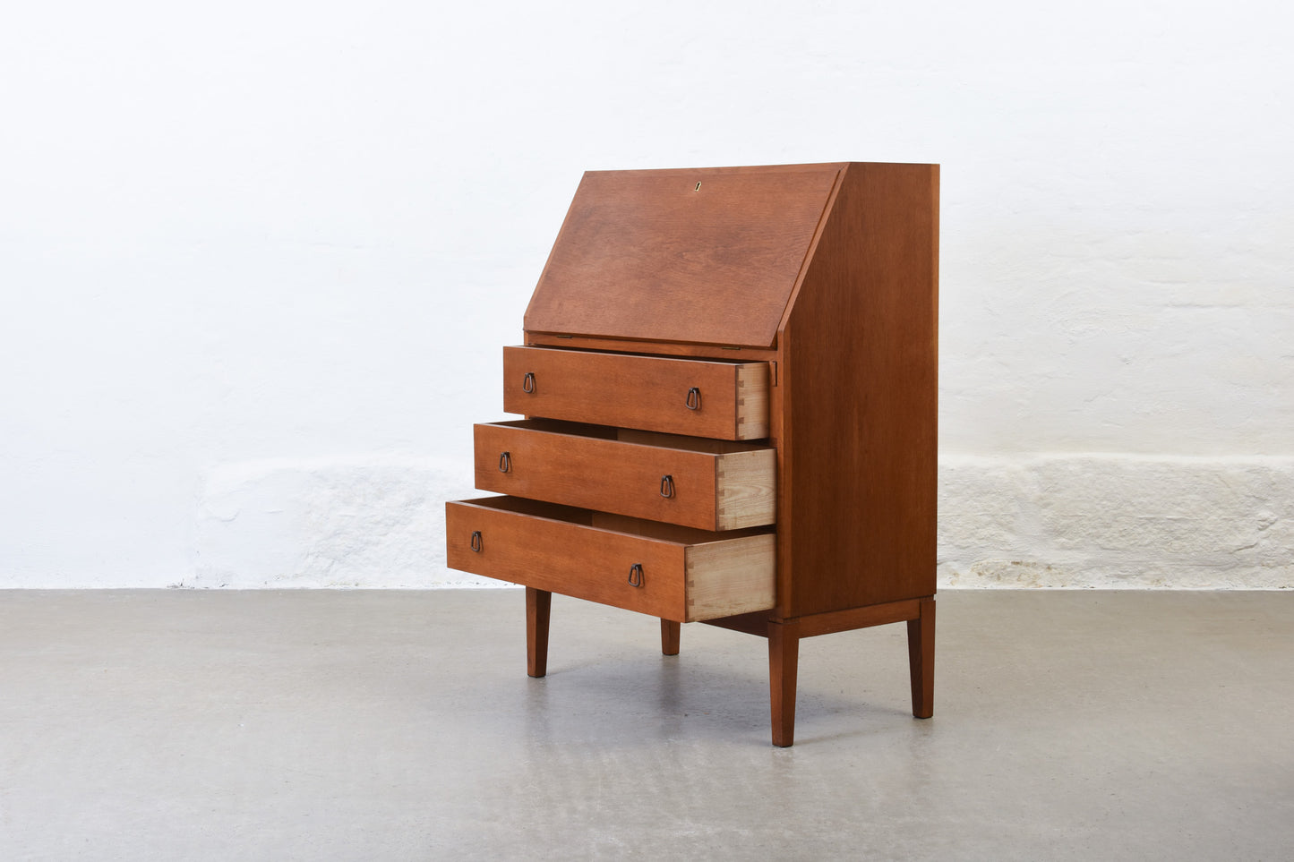 1950s secretary in oak by Ejvind Johansson