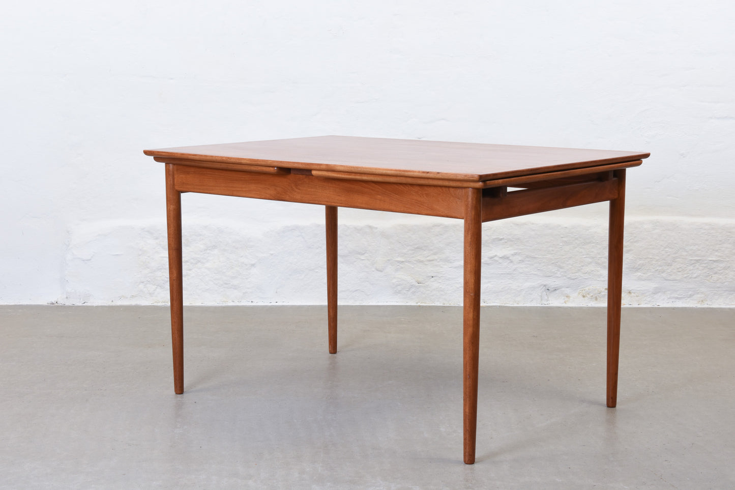 1950s extending teak dining table by Gustav Bertelsen