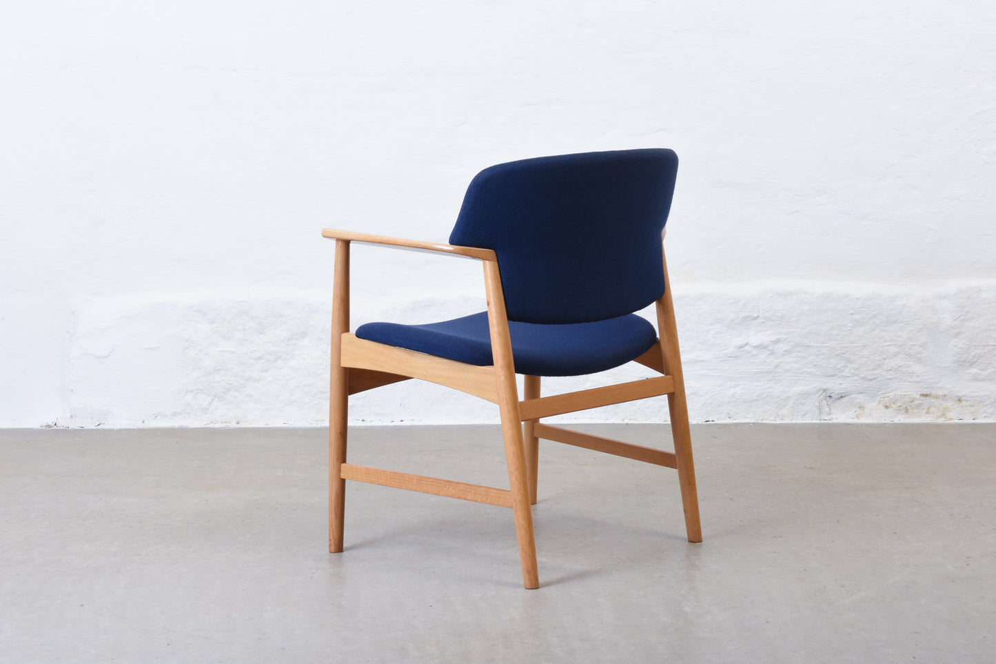 Three available: Oak armchairs by Ejner Larsen & Aksel Bender Madsen