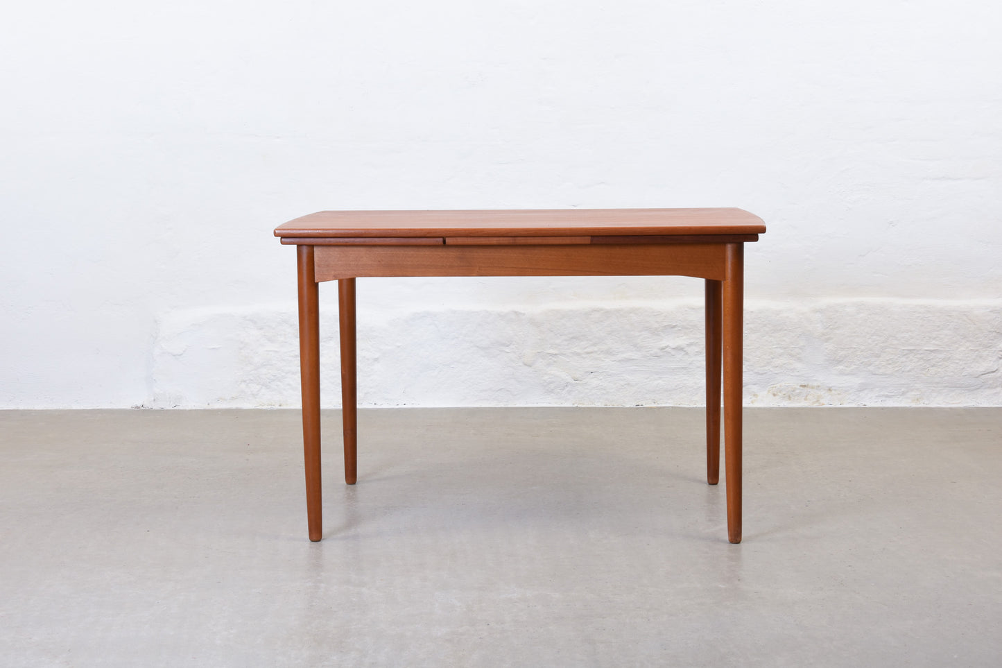 1960s extending dining table in teak - 116L cm