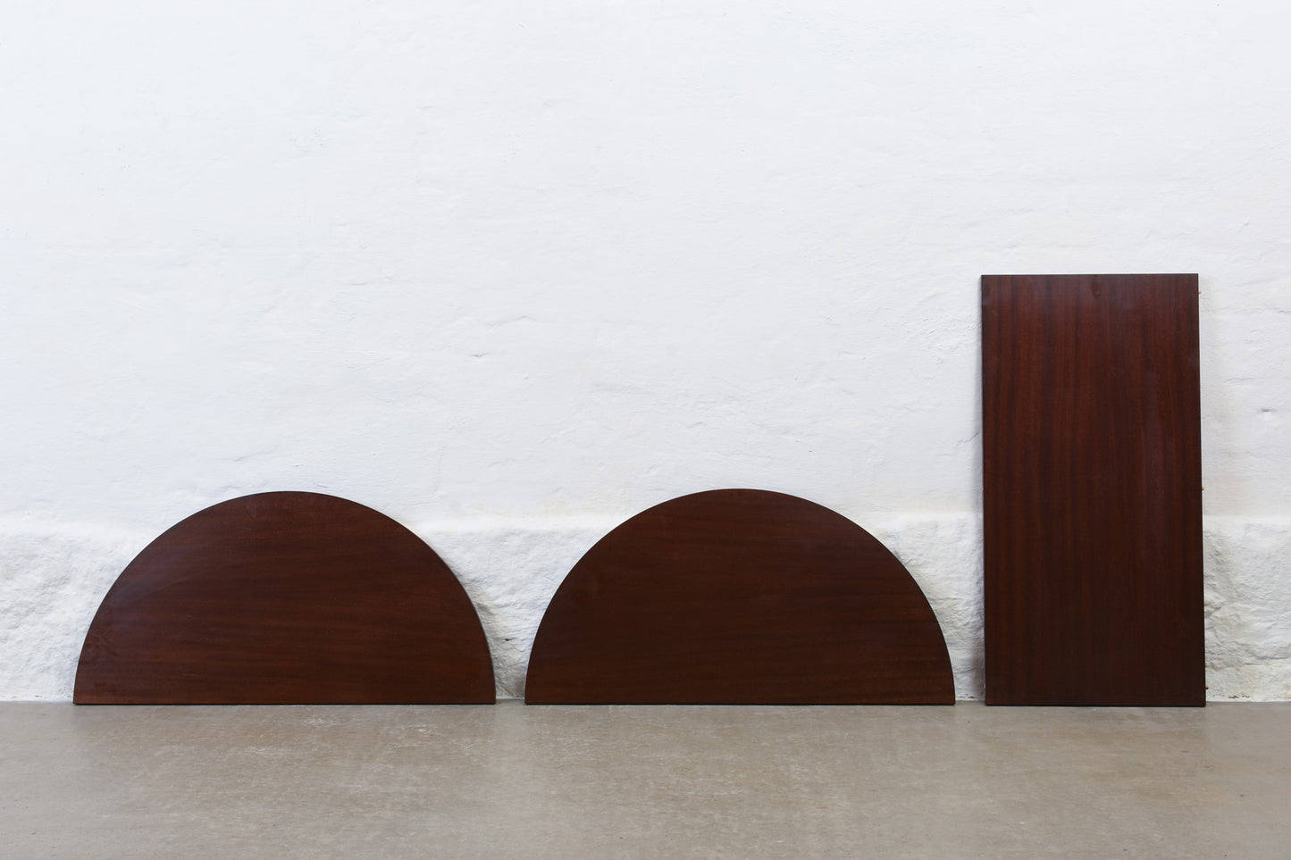 1970s drop-leaf dining table in mahogany