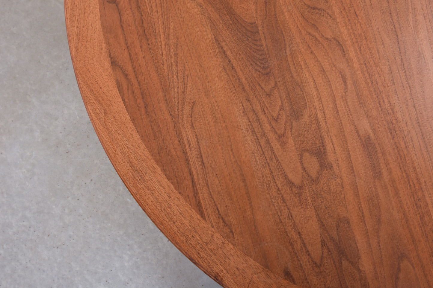 1970s walnut dining table by LB Design Group