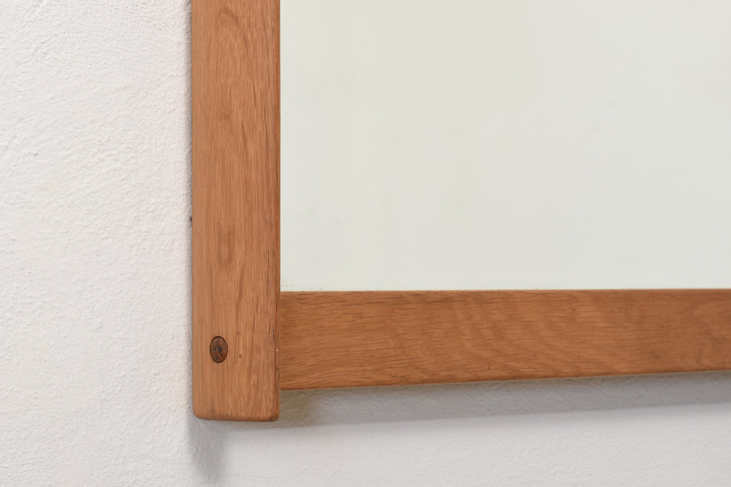 1960s oak mirror by Aksel Kjersgaard