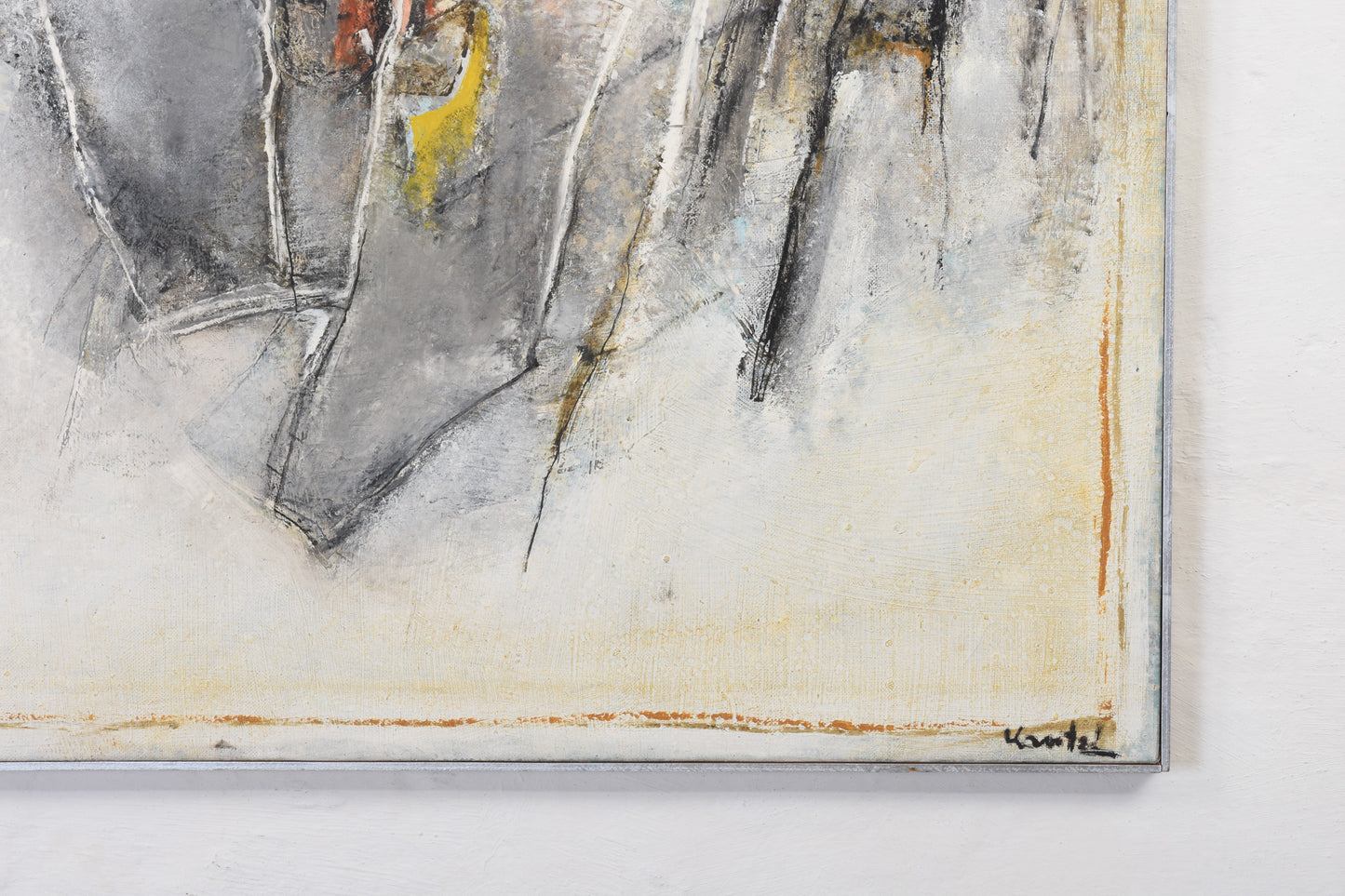 Oil painting by Jens Kantsø - 1972