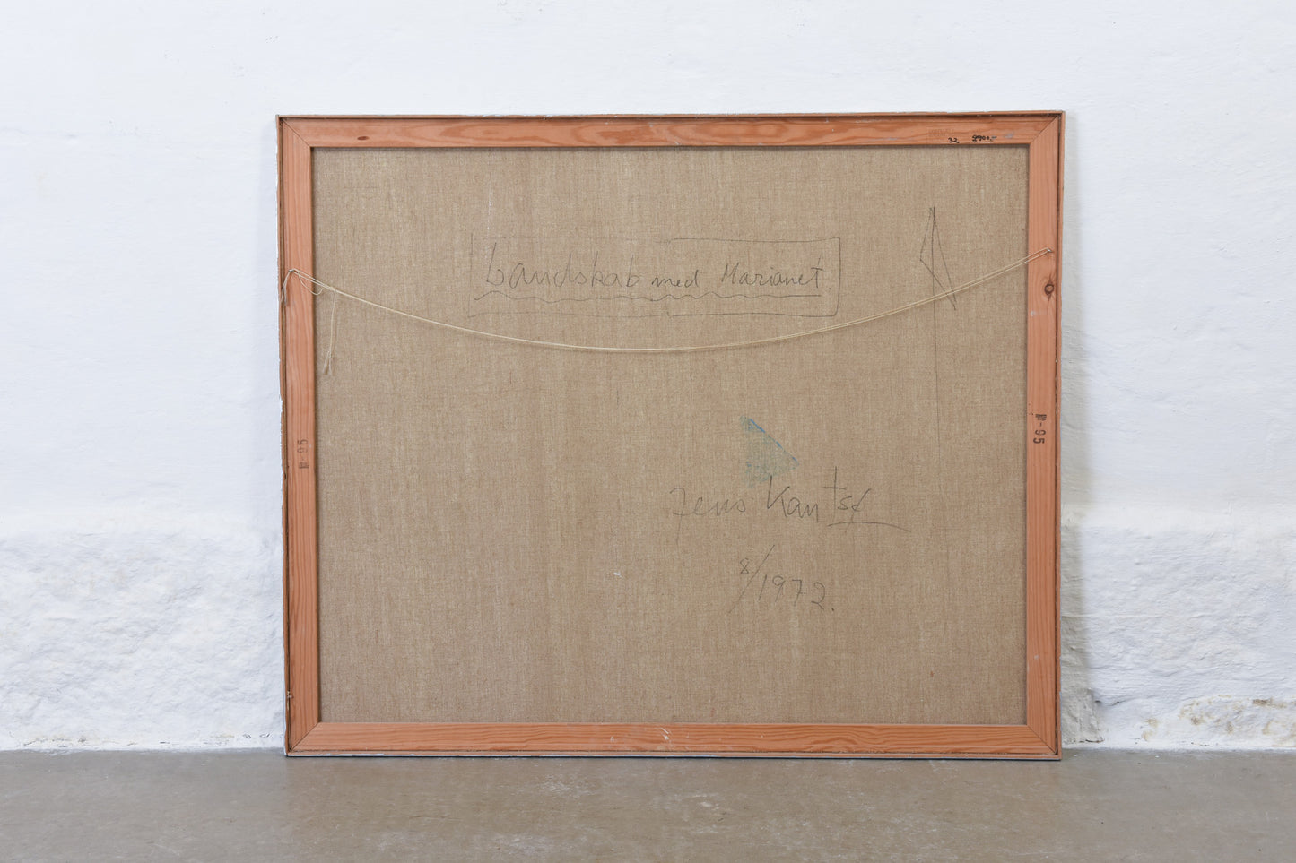 Oil painting by Jens Kantsø - 1972
