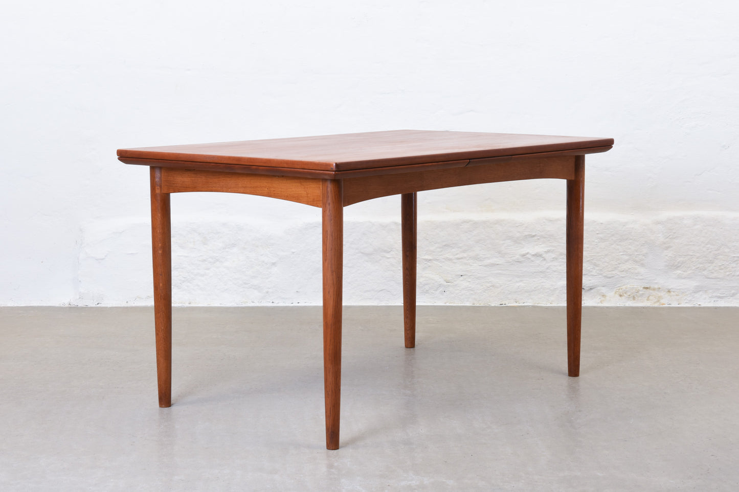1950s extending dining table in teak