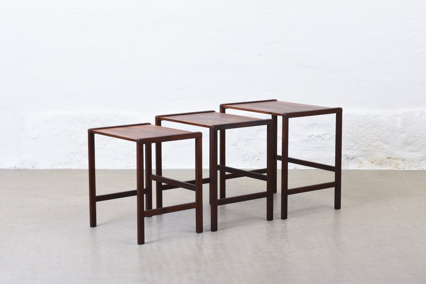 1960s rosewood nest of tables