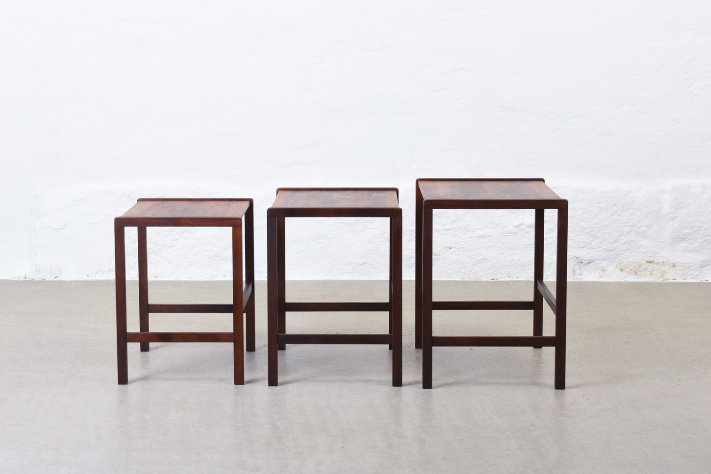 1960s rosewood nest of tables
