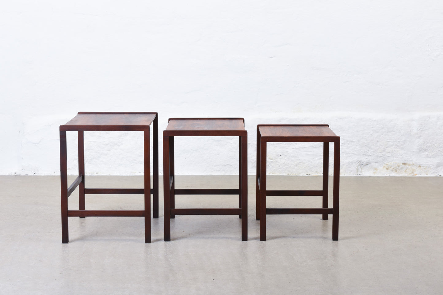1960s rosewood nest of tables