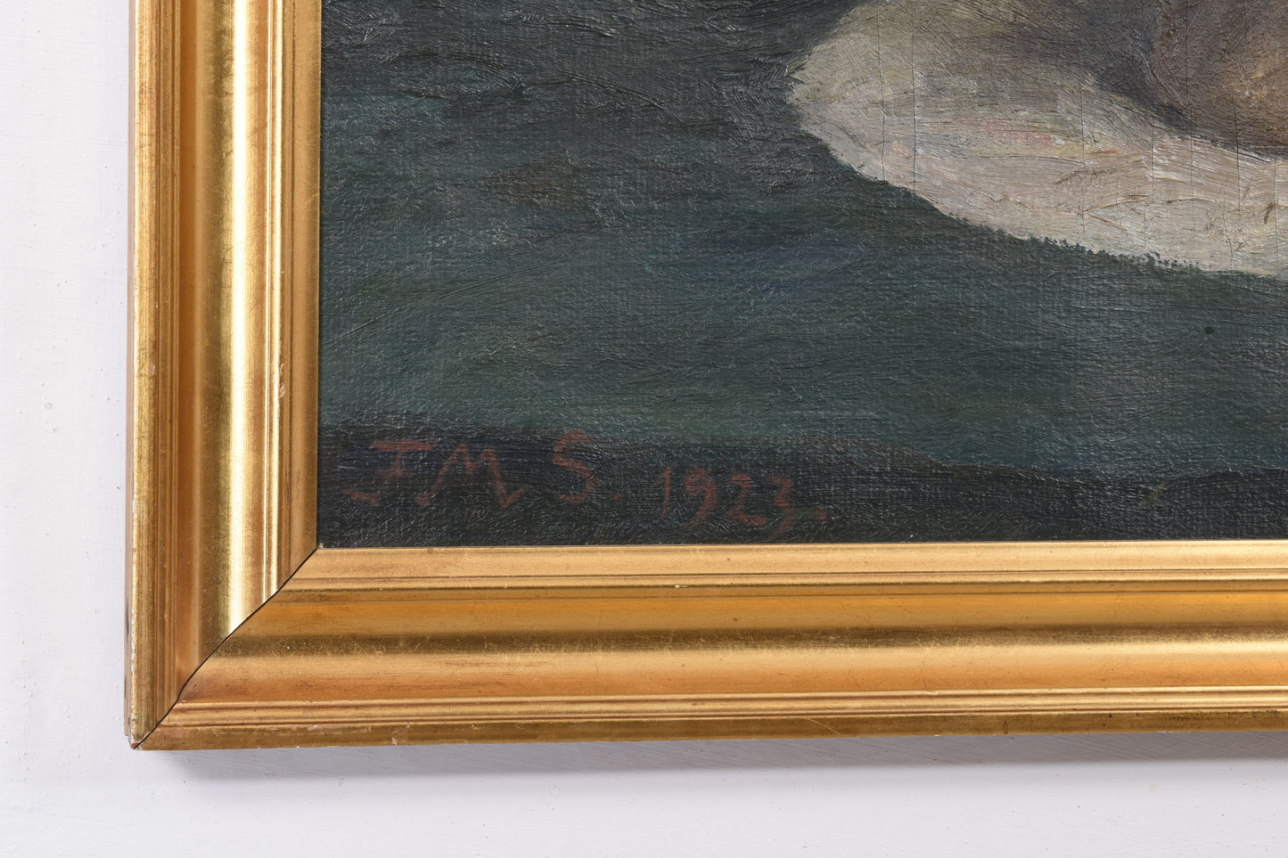 Oil painting by FMS - 1923