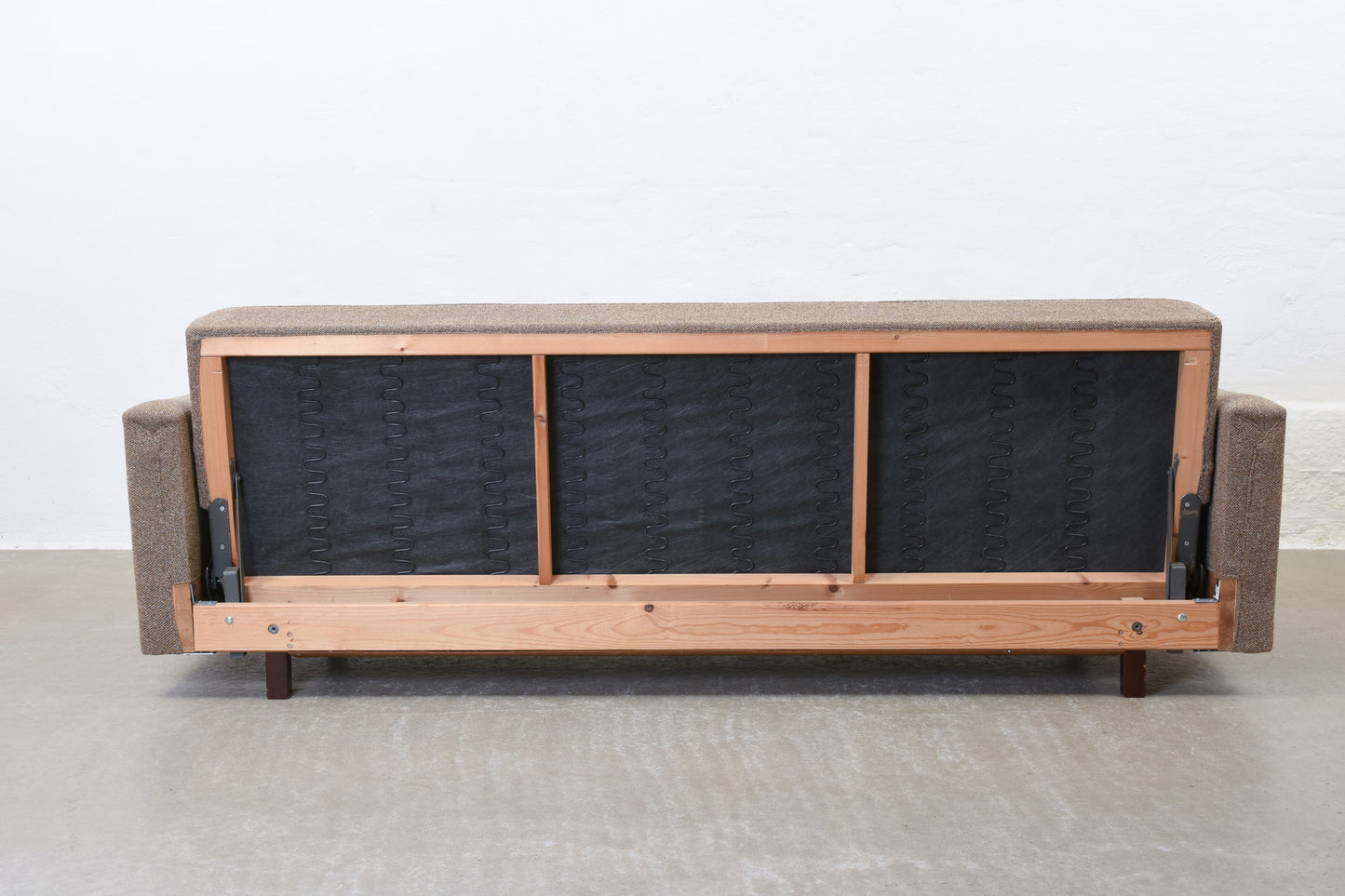 1960s sofa bed in wool