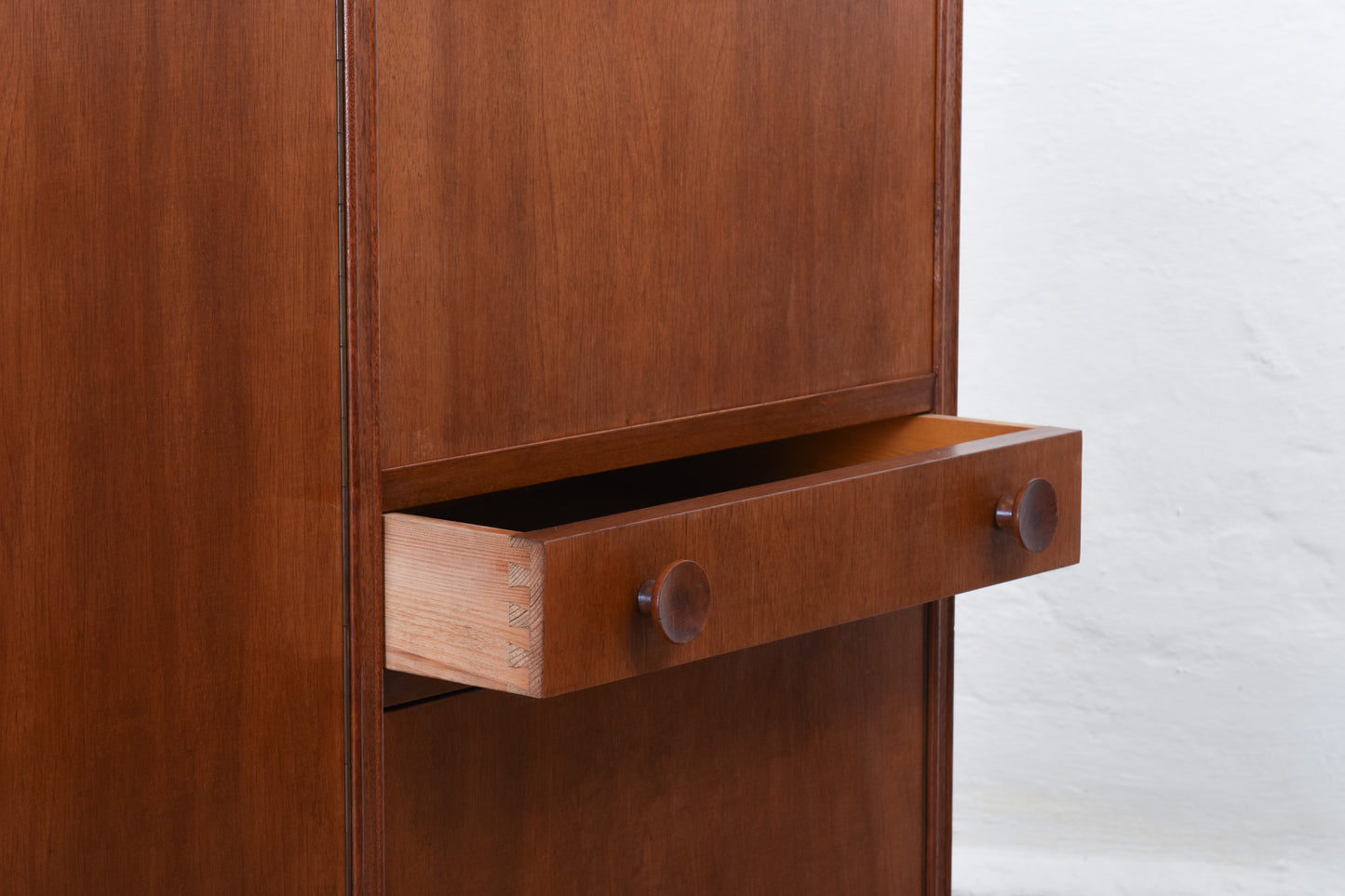 1940s storage cabinet in walnut