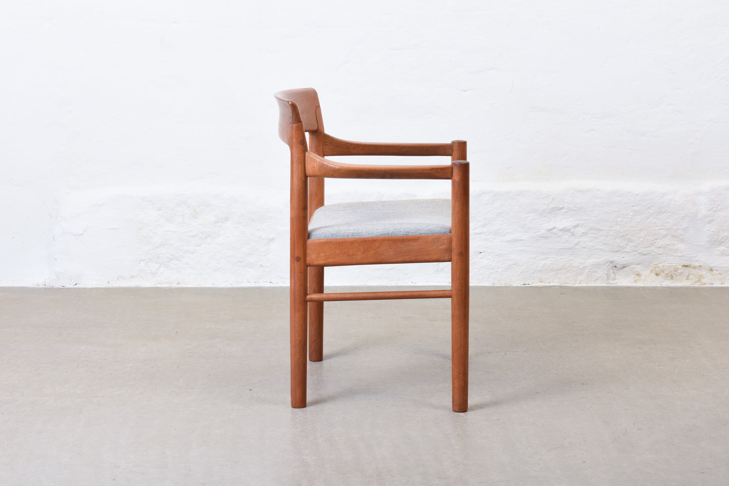 1960s teak armchair by H.W. Klein