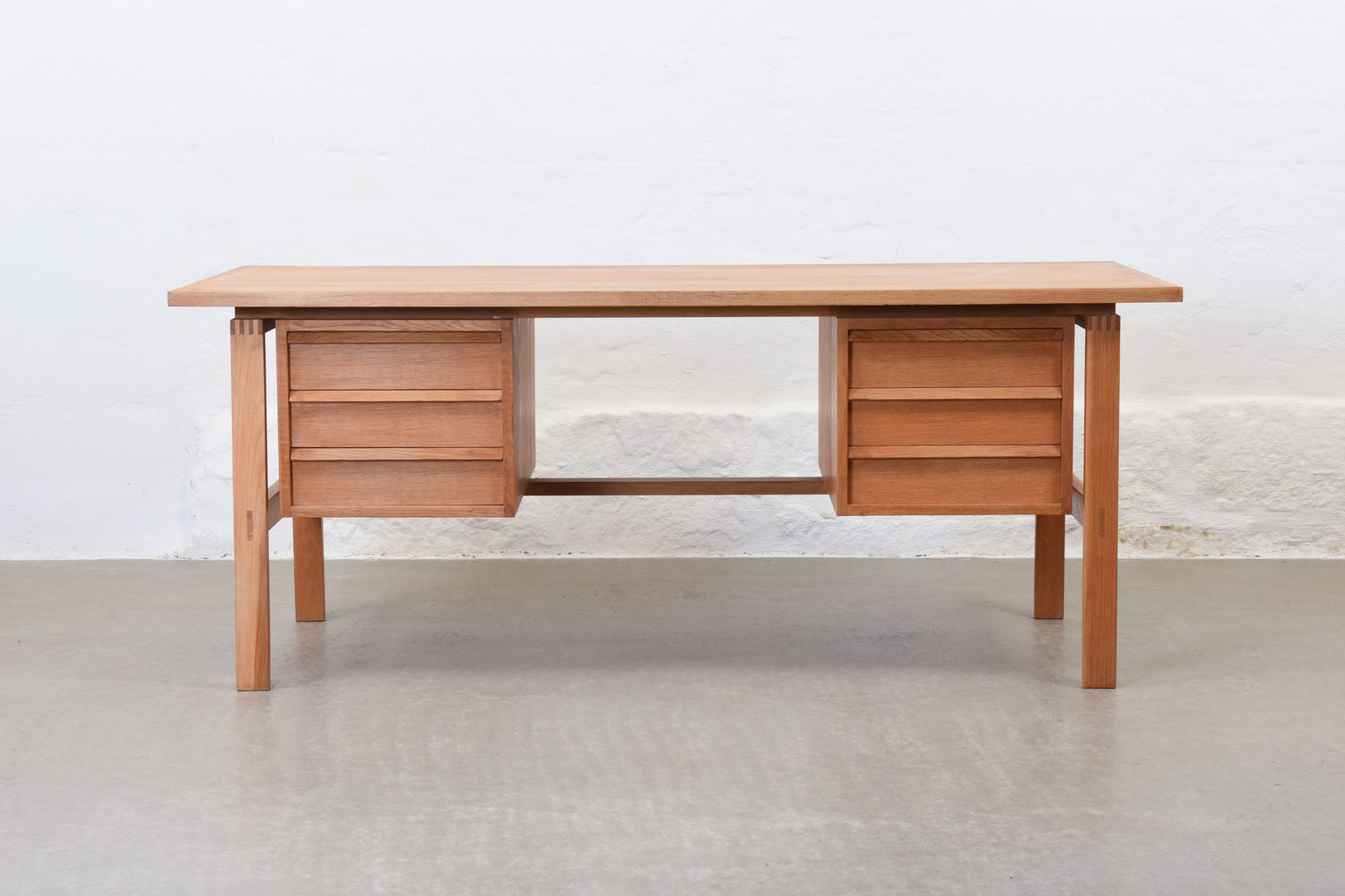 1960s oak desk by Svend Aage Madsen