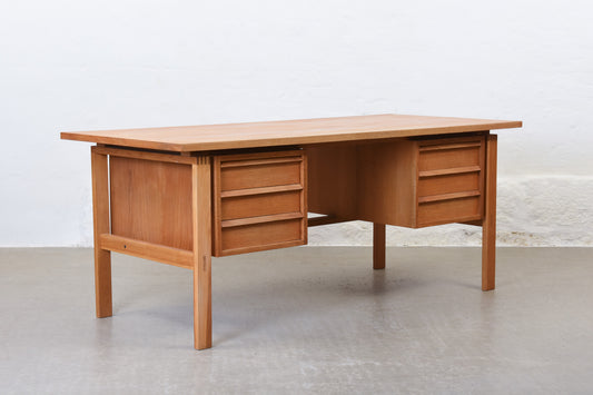 1960s oak desk by Svend Aage Madsen