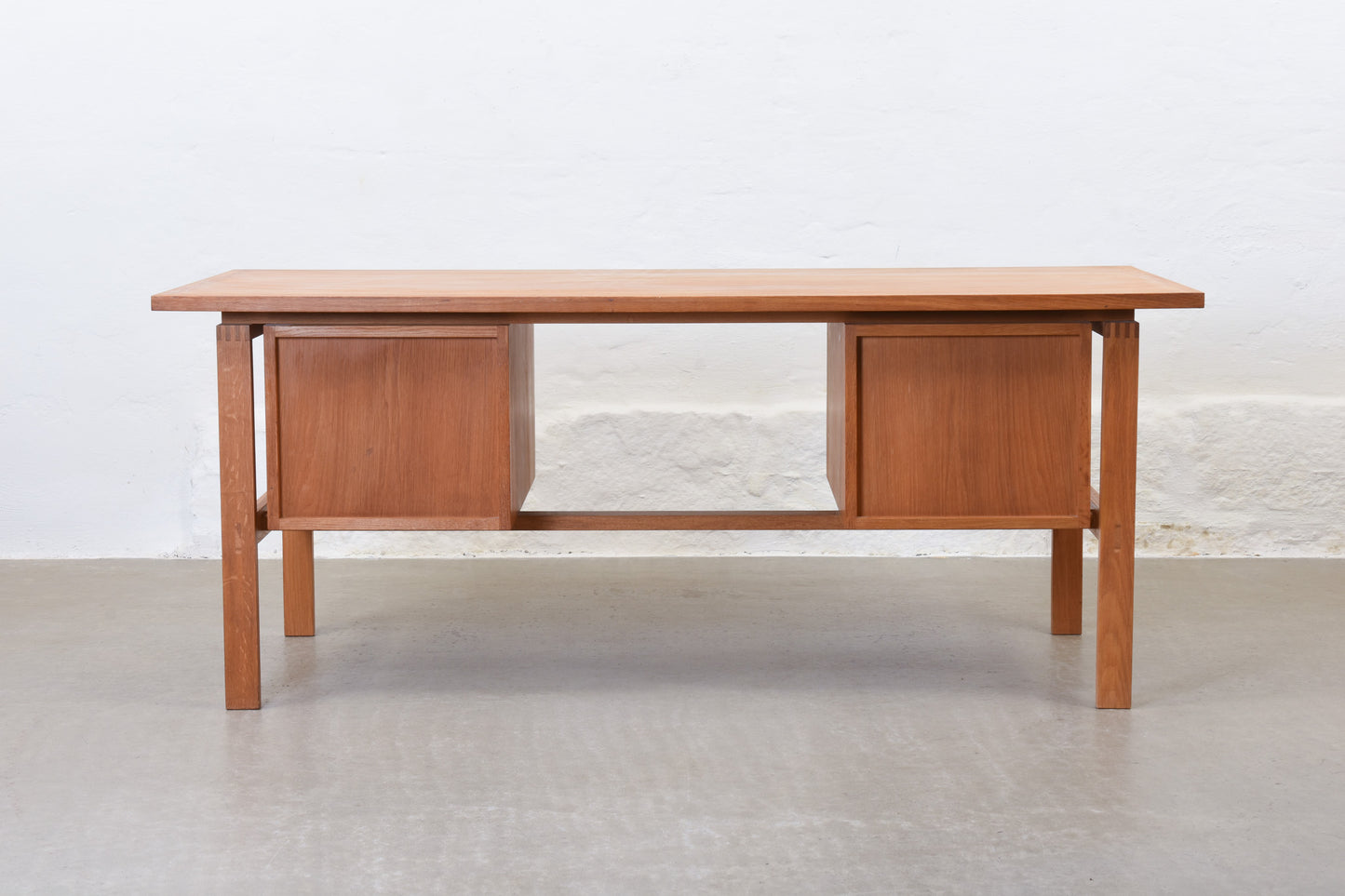 1960s oak desk by Svend Aage Madsen