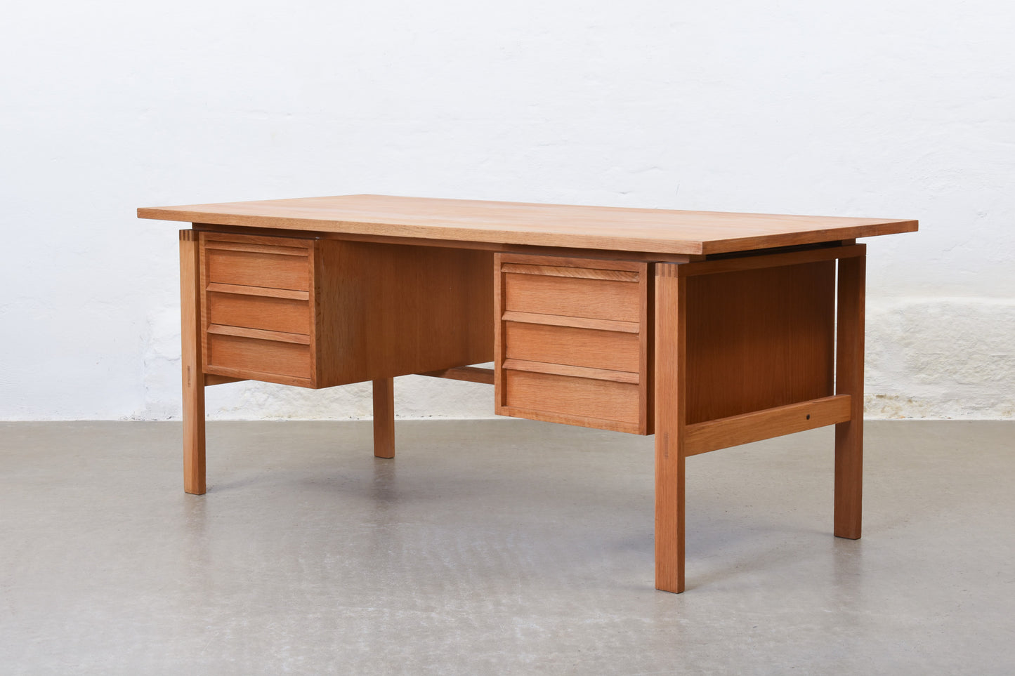 1960s oak desk by Svend Aage Madsen