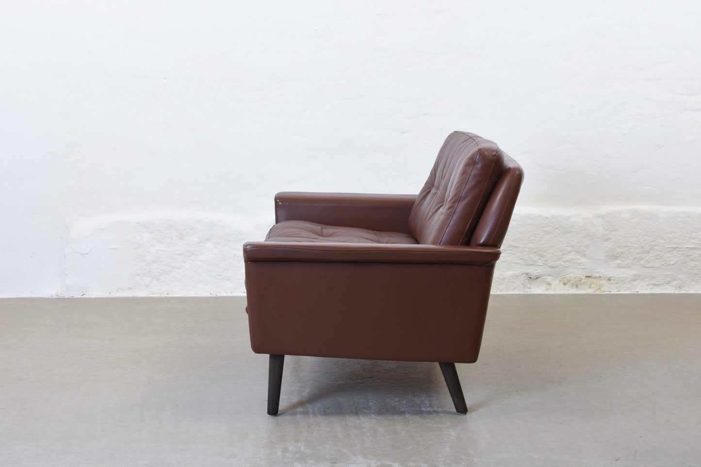 1960s two seater in leather