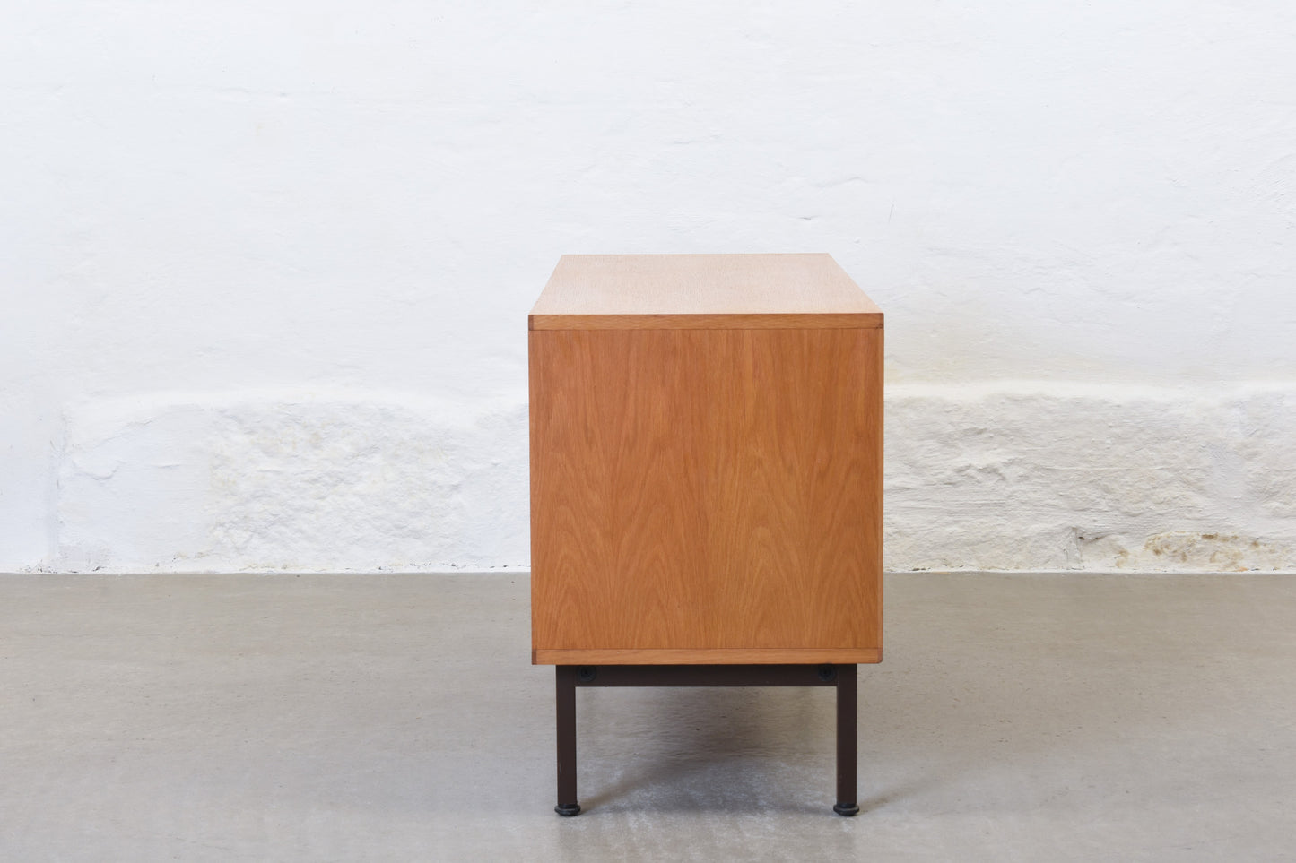 1970s oak storage cabinet by Nipu