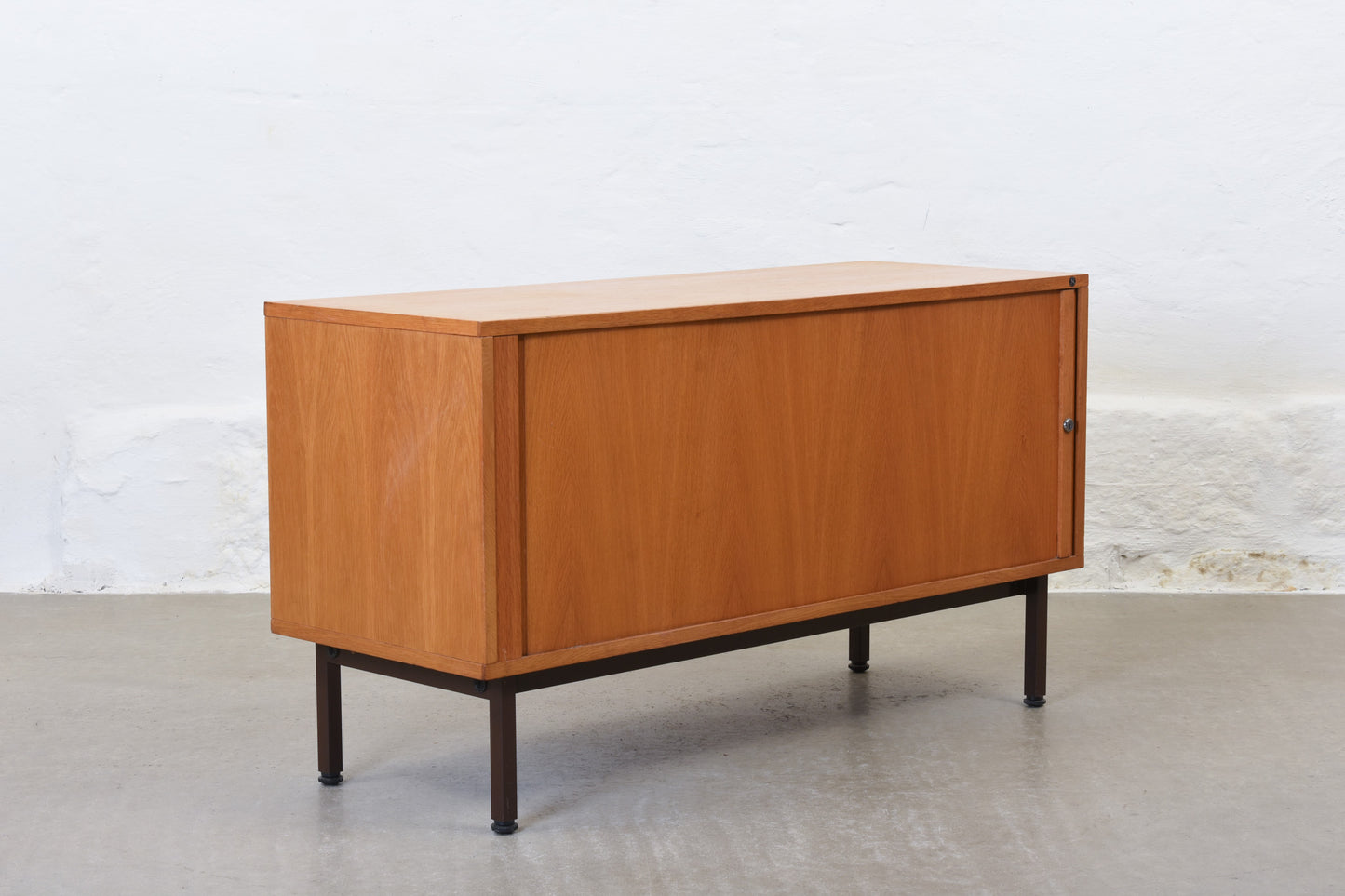 1970s oak storage cabinet by Nipu