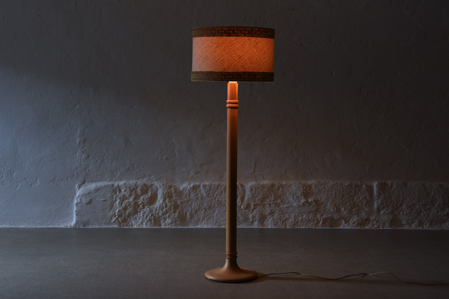 1970s pine floor lamp by AB Stilarmatur
