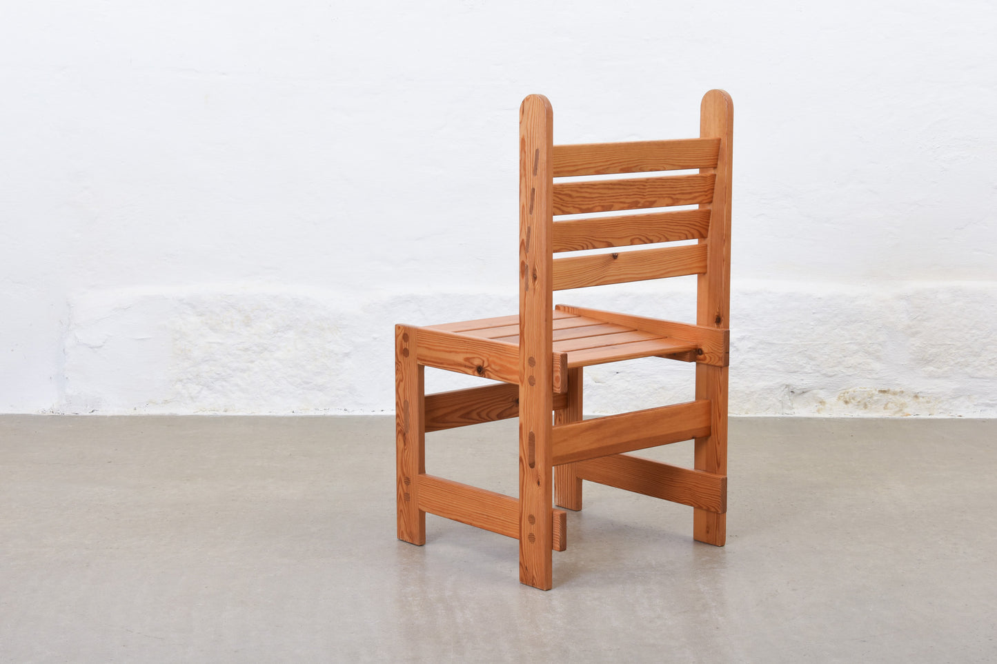 Two available: 1970s Swedish pine chairs