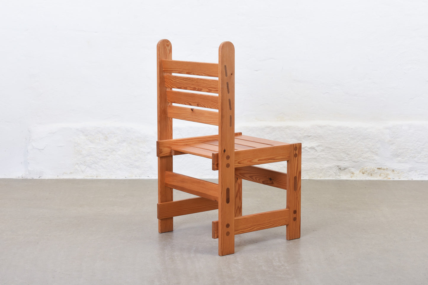Two available: 1970s Swedish pine chairs