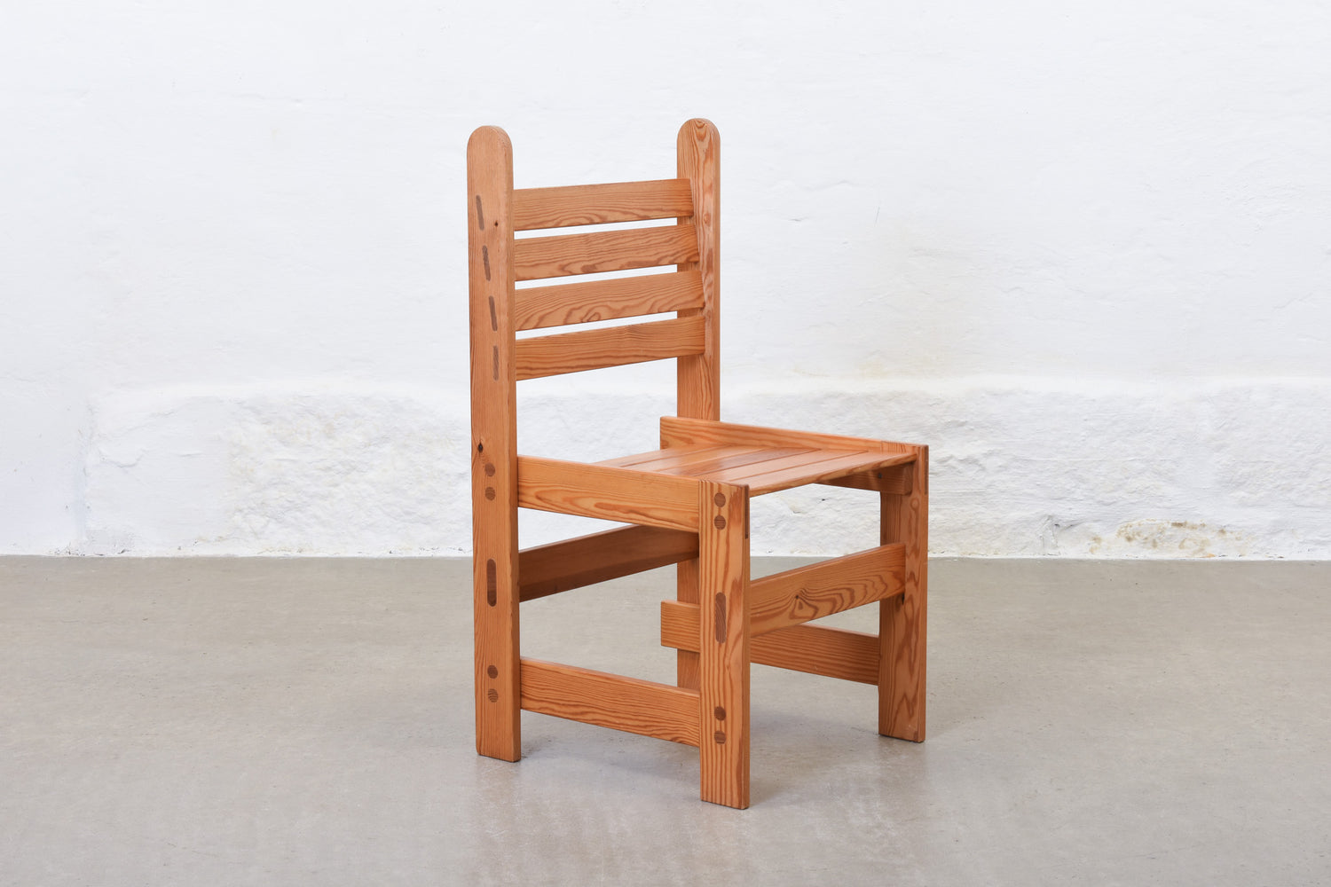 Two available: 1970s Swedish pine chairs