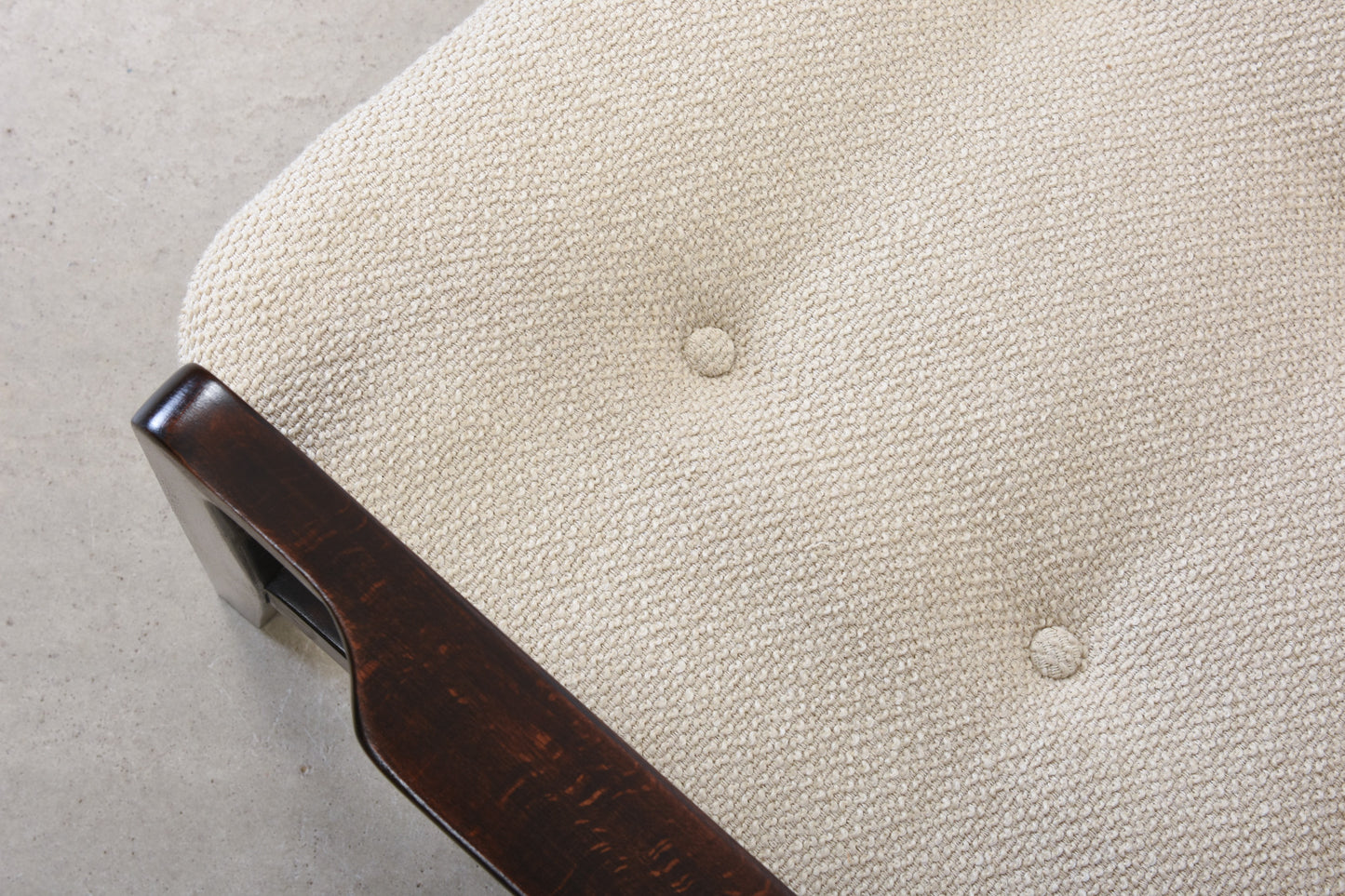 Newly reupholstered: 1950s lounger by Stig Thoresen-Lassen