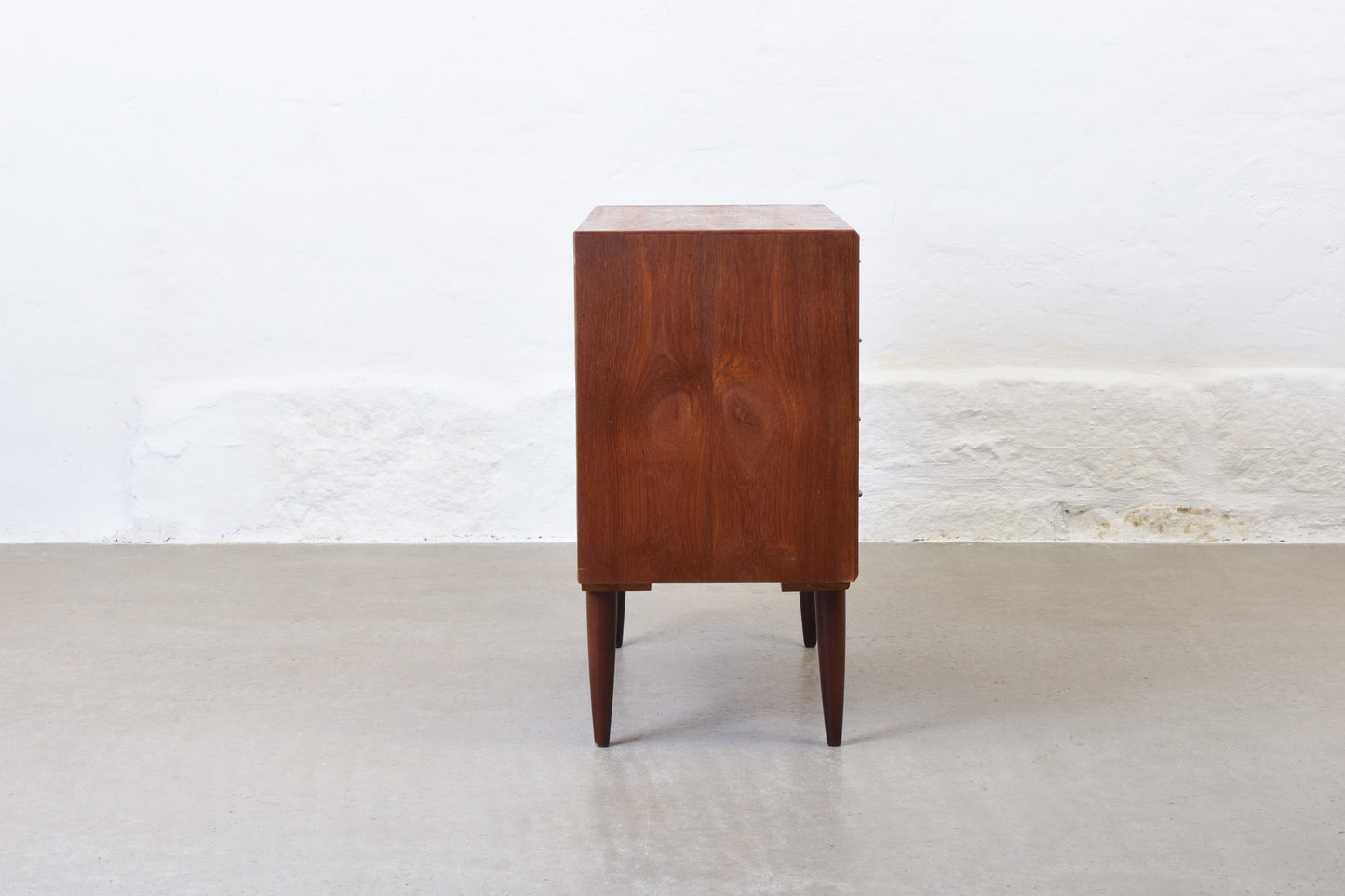 1960s low chest in teak