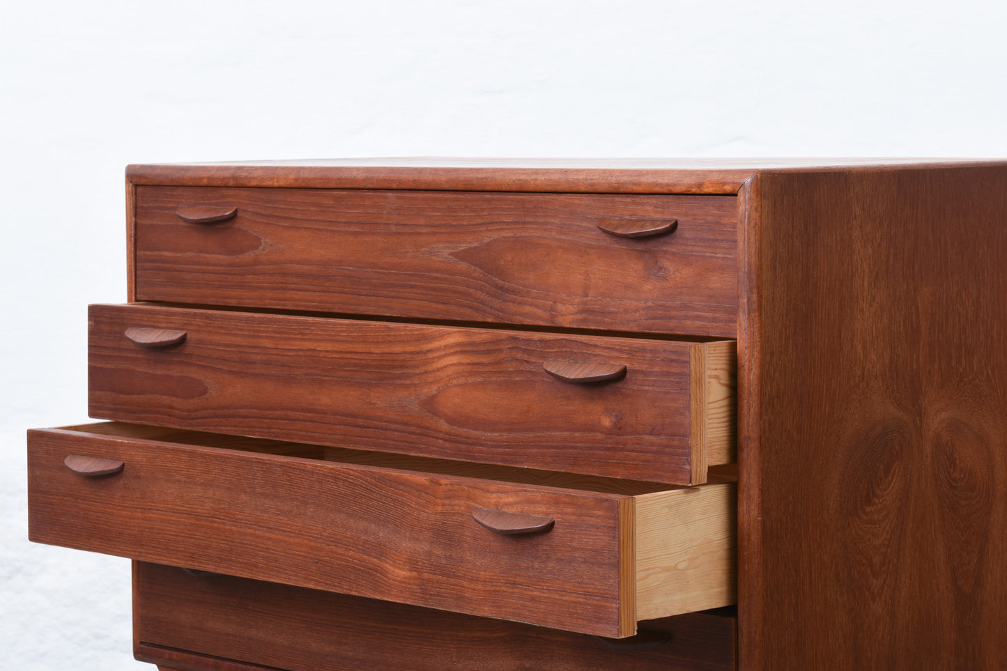 1960s low chest in teak