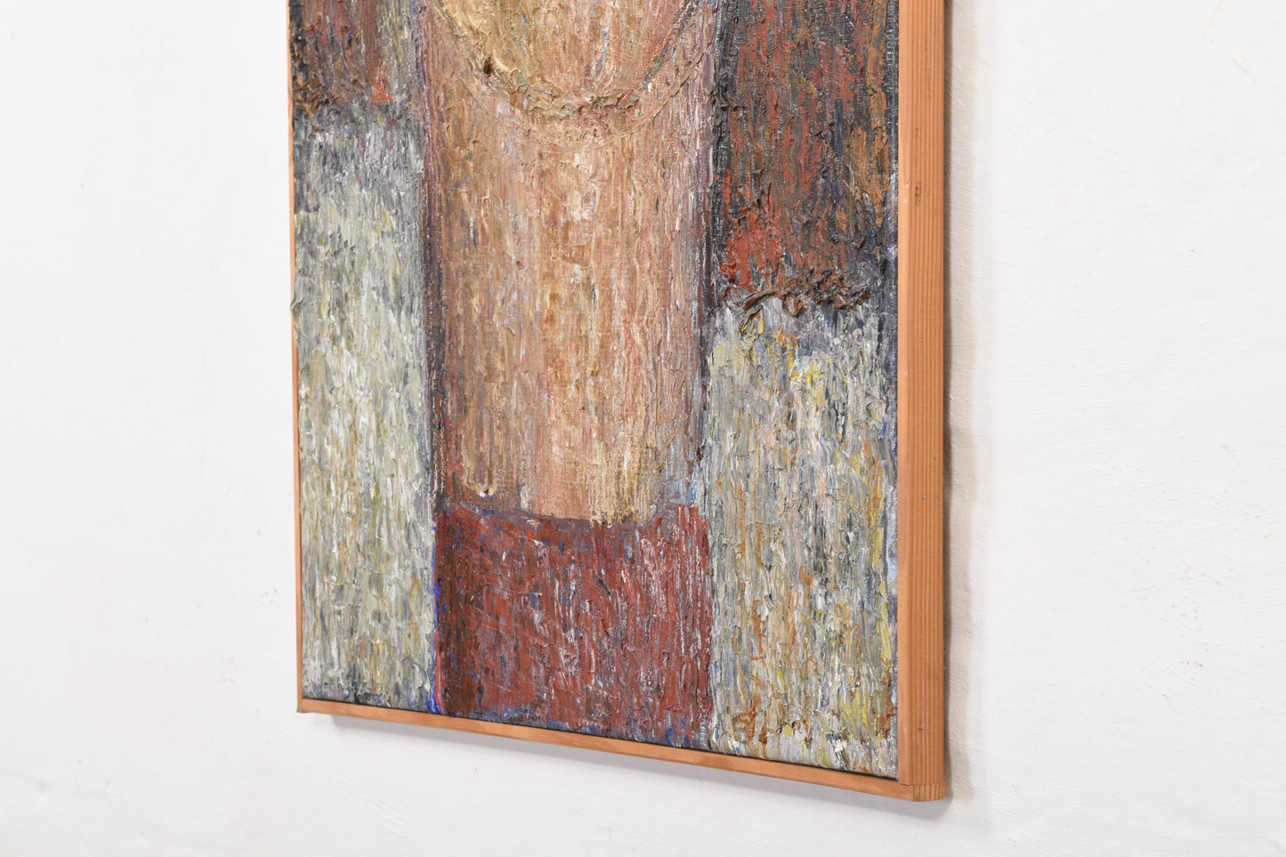 Oil painting by Eva Pontopiddan - 1975