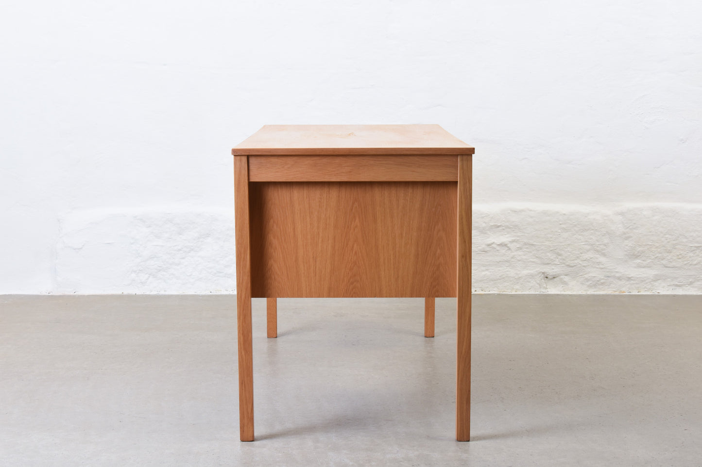 1970s oak desk by Domino Møbler