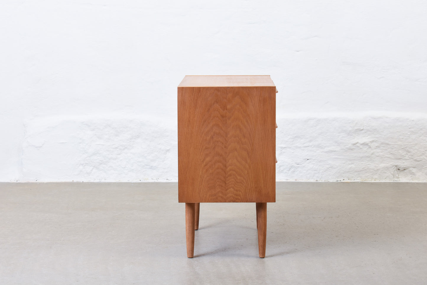 1960s oak chest of three drawers
