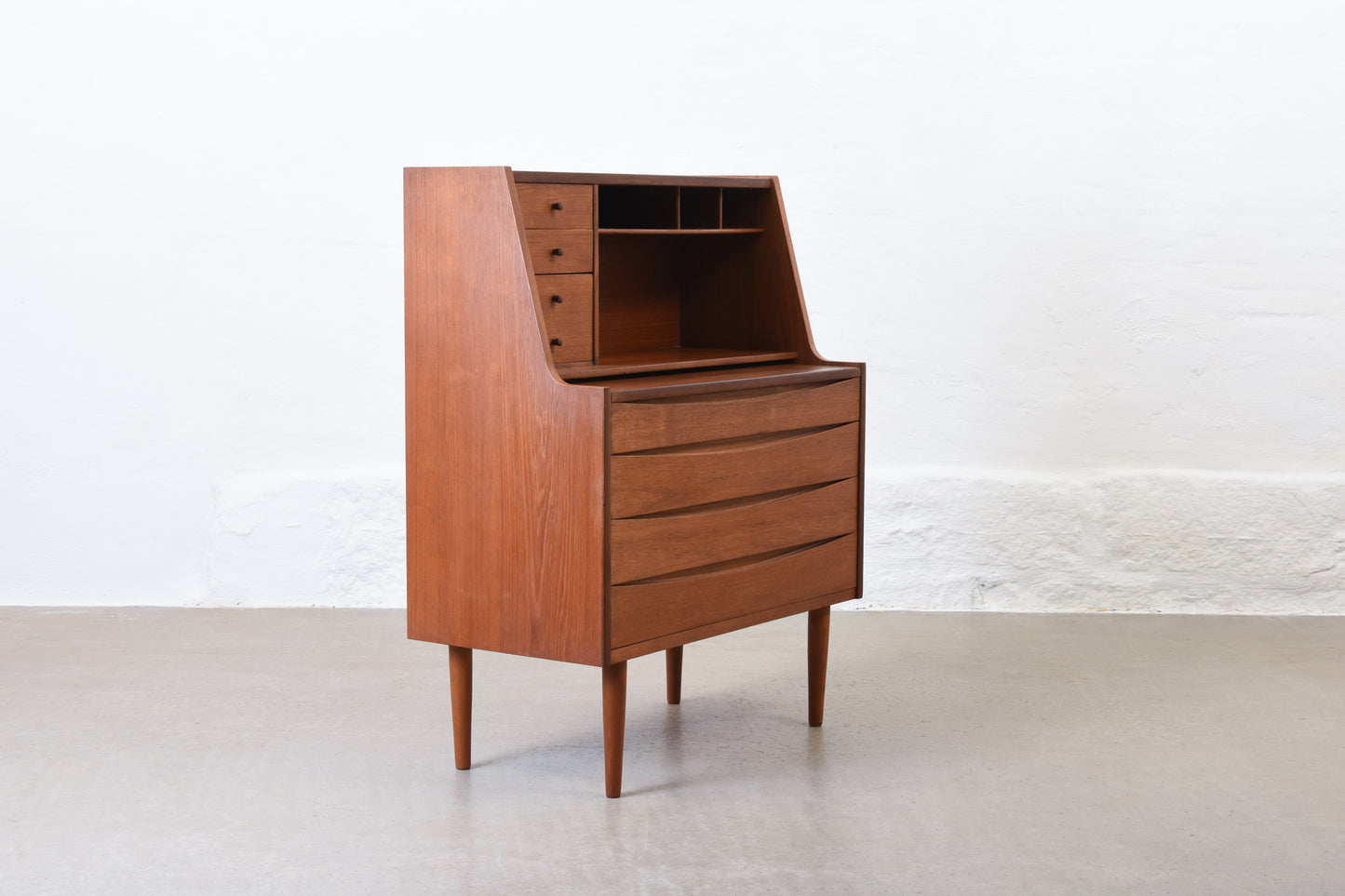 1960s Danish bureau in teak