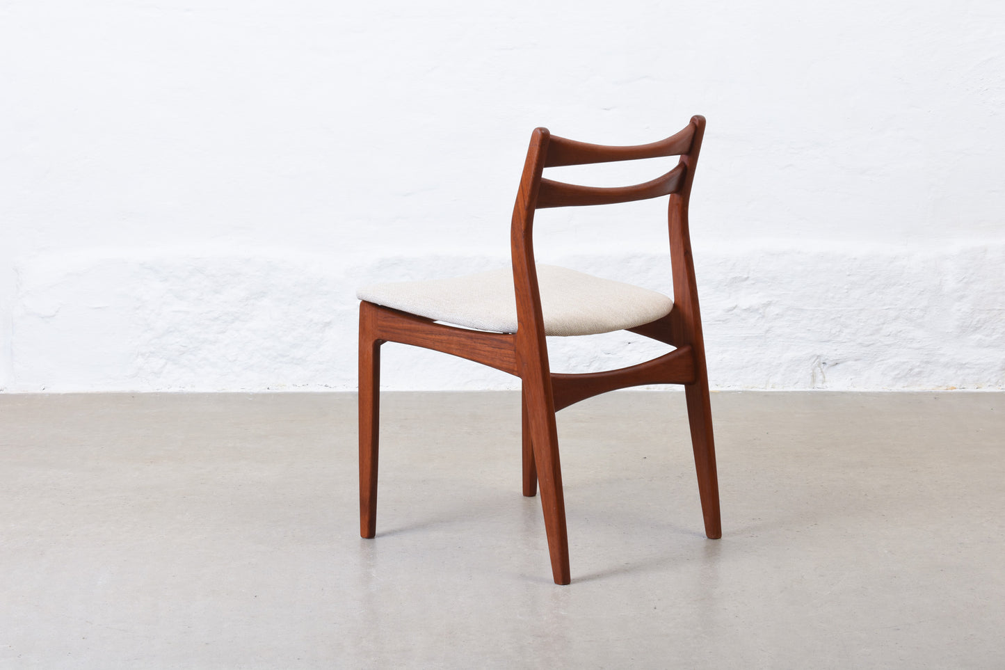 Two available: 1960s teak chairs by Sven Ellekær