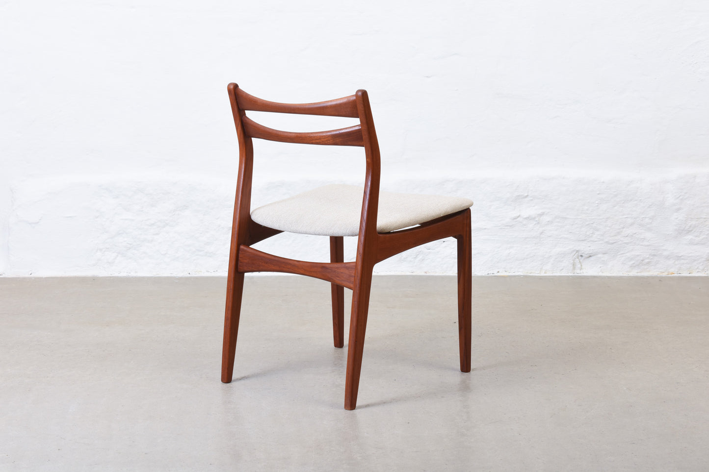 Two available: 1960s teak chairs by Sven Ellekær